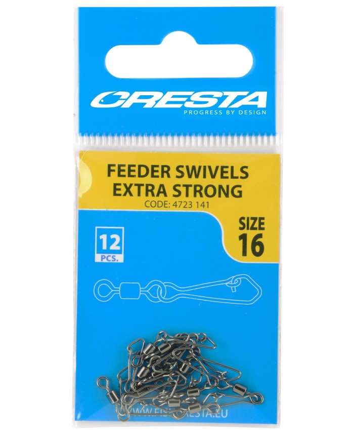 Krętliki z agrafką CRESTA Feeder Extra Strong - roz. 14 Krętliki z agrafką CRESTA Feeder Extra Strong - roz. 14