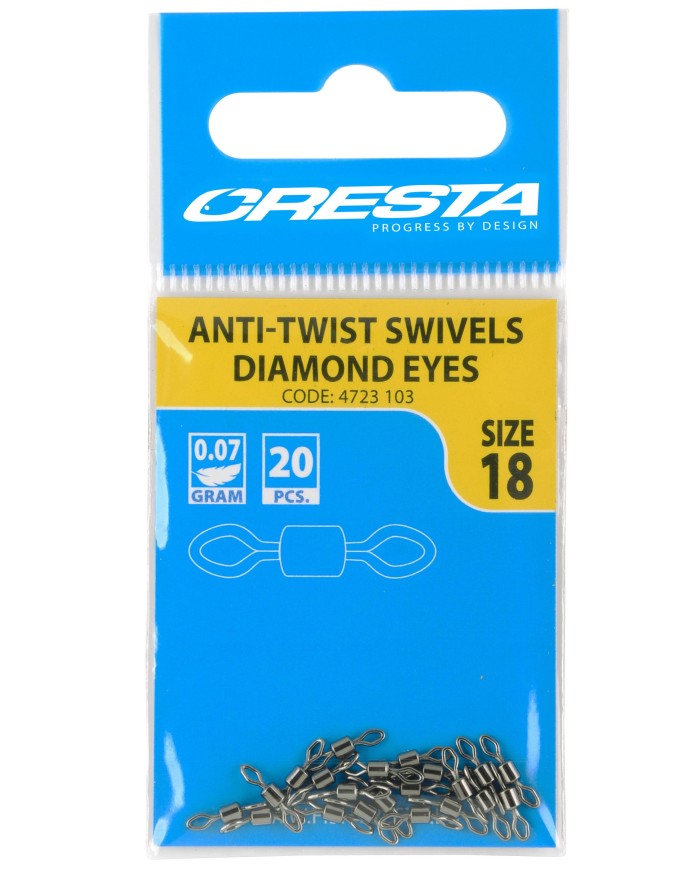 Krętliki CRESTA Diamond Eyes - roz. 20