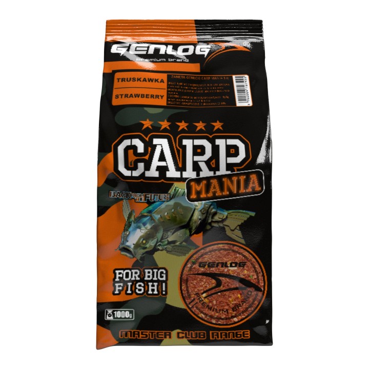 Zanęta GENLOG Carp Mania 1kg - Truskawka-Morwa