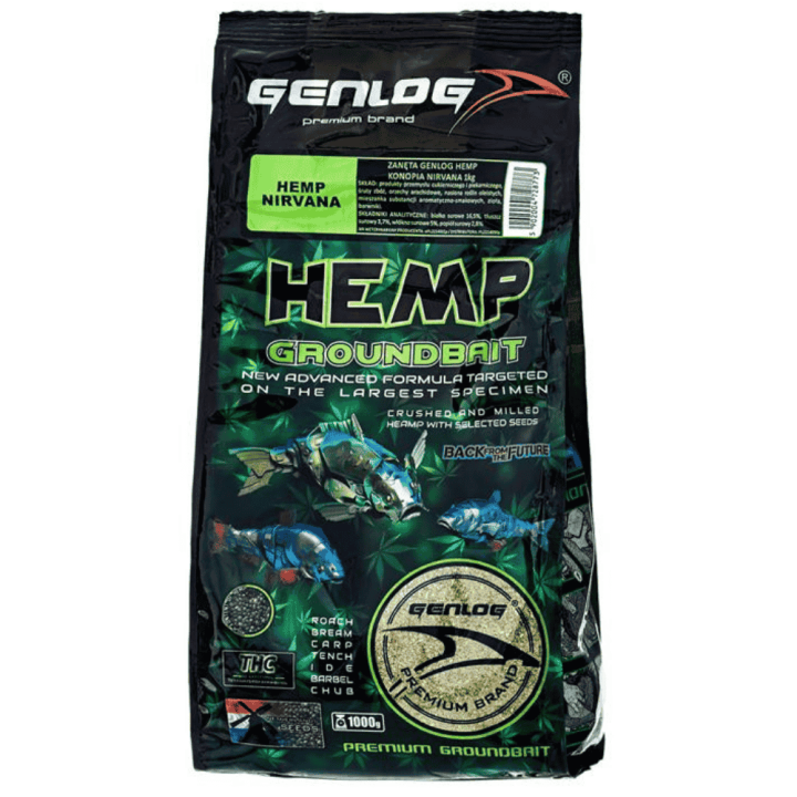 Zanęta GENLOG Hemp 1 kg - Hemp Nirvana