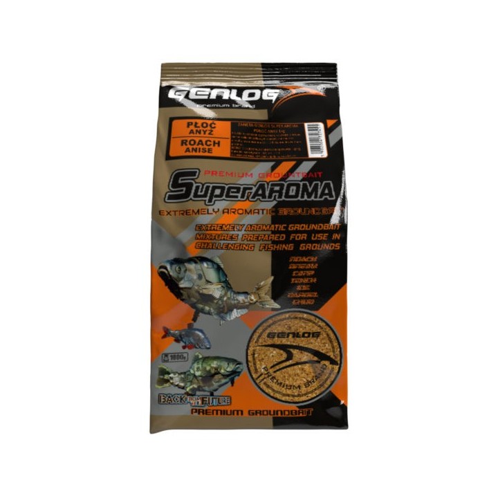 Zanęta GENLOG Super Aroma 1 kg - Marcepan