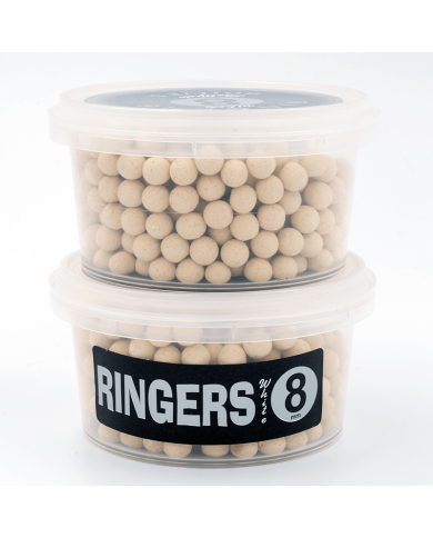 RINGERS White Shellfish Boilies 8mm RINGERS White Shellfish Boilies 8mm