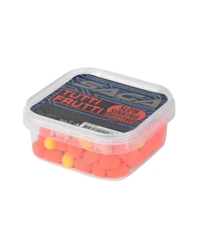 Dumbells Saga Slow Sinking 50g 10mm - Tutti Frutti