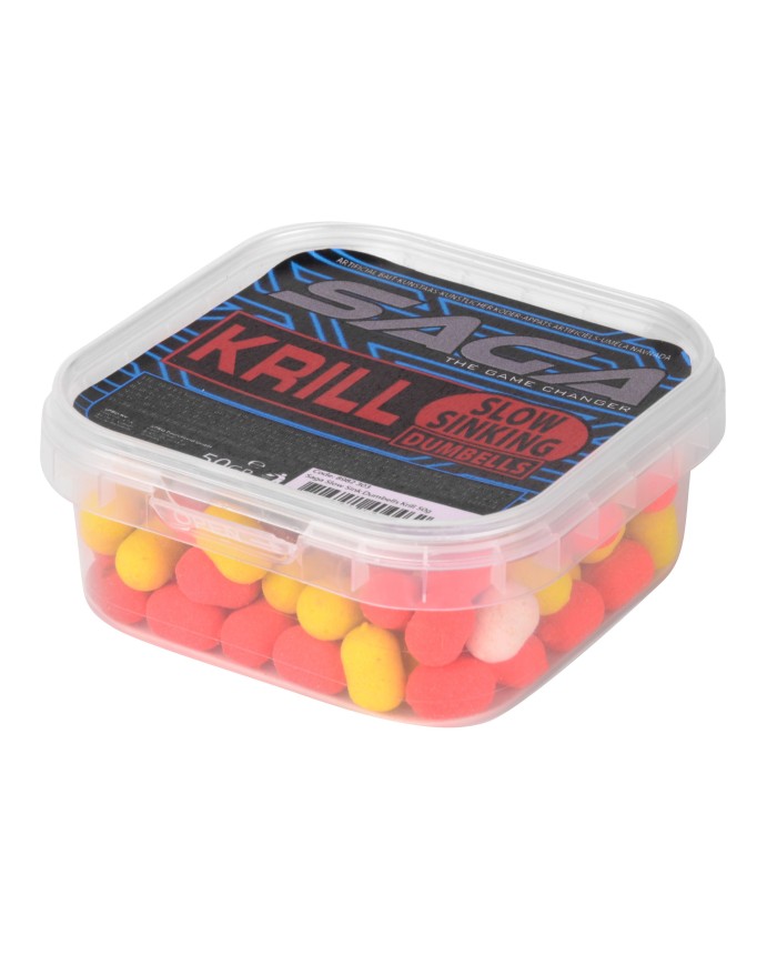 Dumbells Saga Slow Sinking 50g 10mm - Krill
