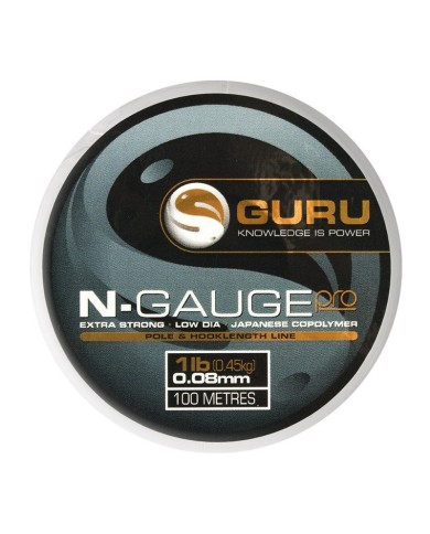 Żyłka Guru N-Gauge Pro 100m – 0.10mm Żyłka Guru N-Gauge Pro 100m – 0.10mm