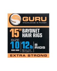 Przypony Guru Ready Rigs With Bayonet 38cm - roz.12 Przypony Guru Ready Rigs With Bayonet 38cm - roz.12