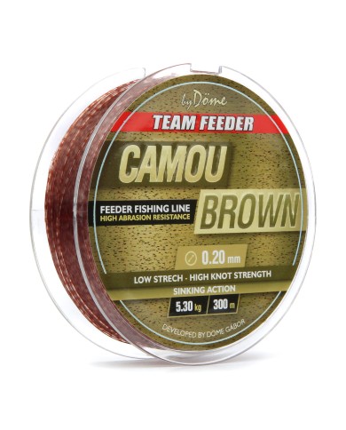 Żyłka By Dome - Camou Brown Line 0,25 mm