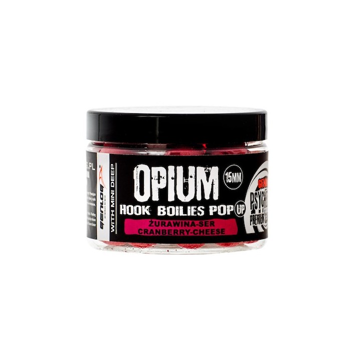 Kulki Pop-Up Genlog Opium 15mm - Żurawina Ser