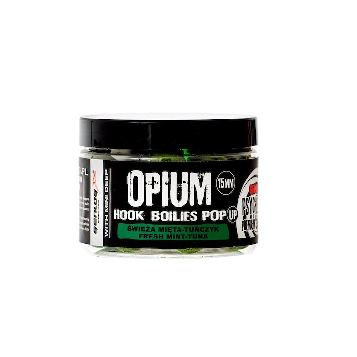 Kulki Pop-Up Genlog Opium 15mm - Świeża Mięta Tuńczyk