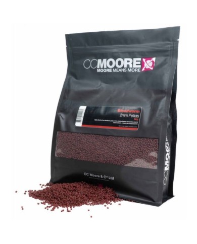 Pellet CCMOORE 2mm 1KG - Bloodworm Pellet CCMOORE 2mm 1KG - Bloodworm