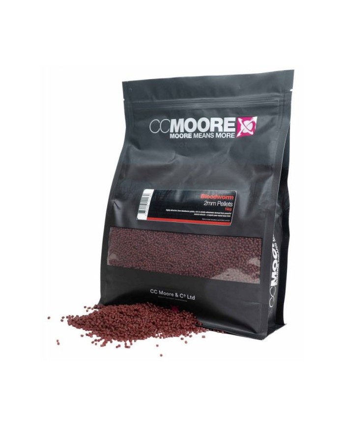 Pellet CCMOORE 2mm 1KG - Bloodworm Pellet CCMOORE 2mm 1KG - Bloodworm