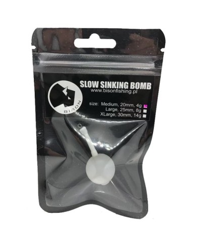 Bombka BISON FISHING Slow Sinking Bomb 30mm Bombka BISON FISHING Slow Sinking Bomb 30mm