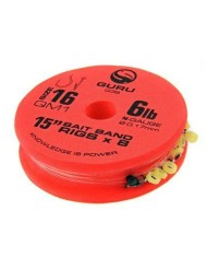 Przypony GURU QM1 With Bait Bands 38cm - roz. 14 Przypony GURU QM1 With Bait Bands 38cm - roz. 14