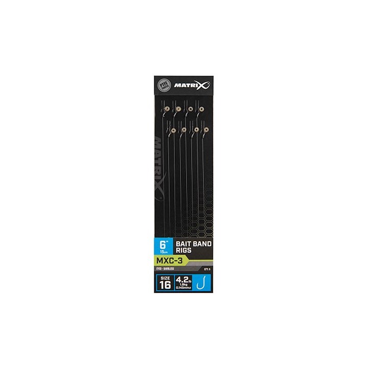 Przypony Matrix MXC-3 Bait Band Rig 15cm - roz. 16