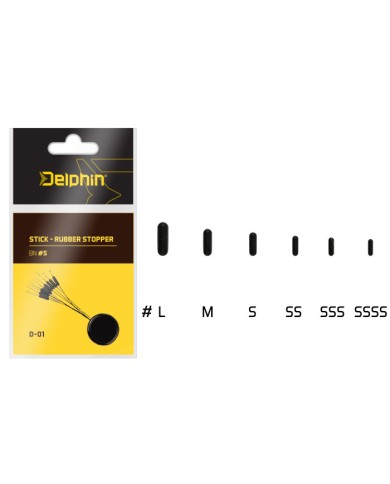 Stick Delphin - Stopery Gumowe - L Stick Delphin - Stopery Gumowe - L