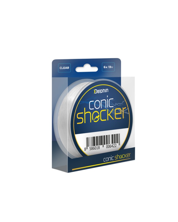 Przypon Strzałowy DELPHIN Conic Shocker - 6x13m - 0.26-0.45mm