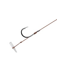 Przypony DELPHIN Proxi 8 Quickstop Hak Nr 8 Plecionka 0.10mm/8cm - Op. 6 Szt.