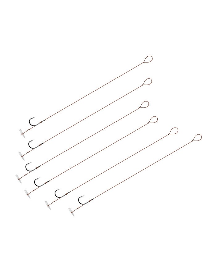 Przypony DELPHIN Proxi 8 Quickstop Hak Nr 8 Plecionka 0.10mm/8cm - Op. 6 Szt.