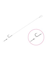 Przypony DELPHIN FLR z Igłą Hak Nr 8 Fluorocarbon 0.22mm/8cm - Op. 6 Szt.