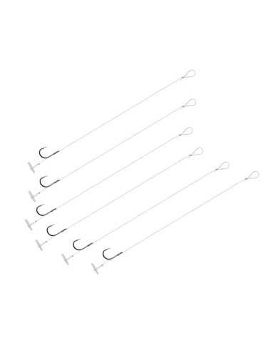 Przypony DELPHIN FLR Quickstop Hak Nr 6 Fluorocarbon 0.22mm/12cm - Op. 6 Szt. Przypony DELPHIN FLR Quickstop Hak Nr 6 Fluorocarbon 0.22mm/12cm - Op. 6 Szt.
