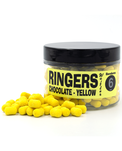 Wafters RINGERS Yellow Chocolate - 6mm Wafters RINGERS Yellow Chocolate - 6mm
