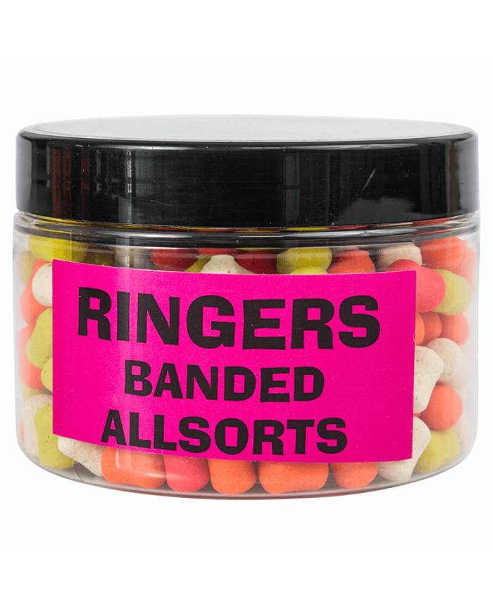 Dumbells RINGERS Banded Allsorts - 6mm Dumbells RINGERS Banded Allsorts - 6mm