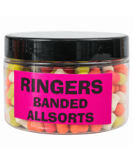 Dumbells RINGERS Banded Allsorts - 6mm Dumbells RINGERS Banded Allsorts - 6mm