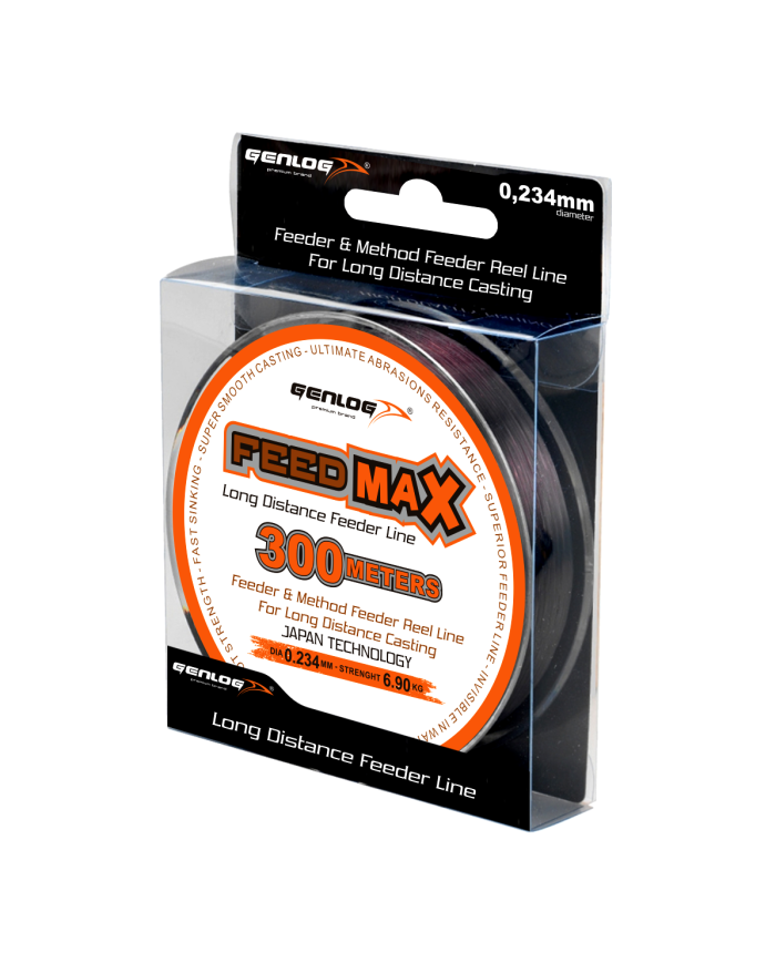 Żyłka Genlog Feedmax Long Distance 300m 0.30mm Żyłka Genlog Feedmax Long Distance 300m 0.30mm