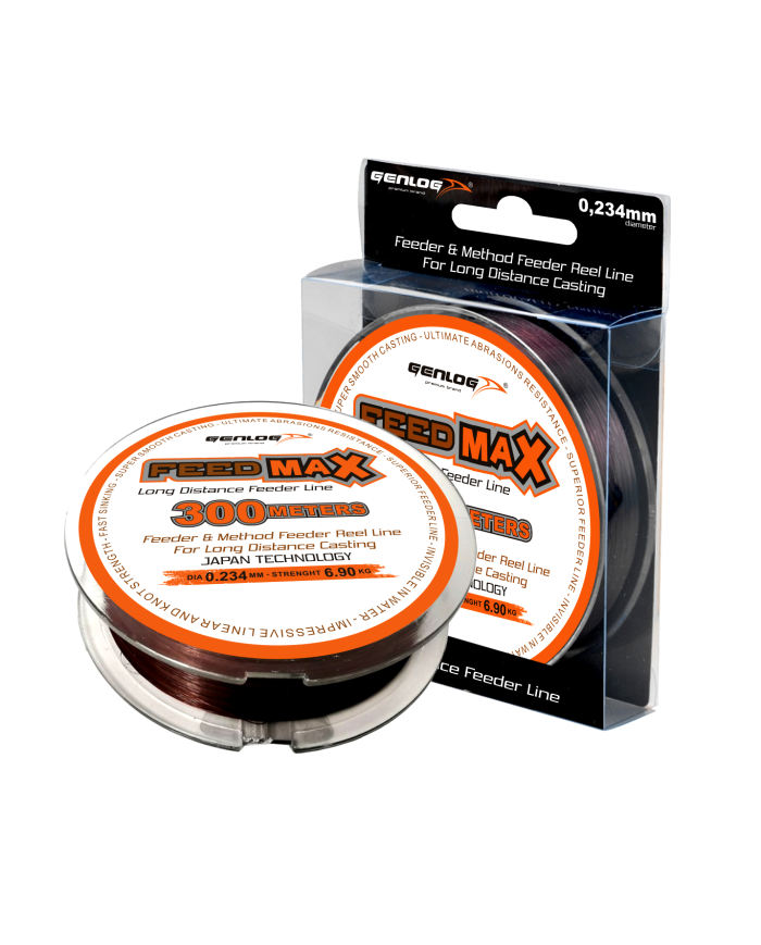 Żyłka Genlog Feedmax Long Distance 300m 0.234mm