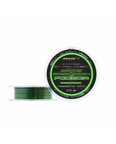 Żyłka Genlog Camo Progreen Feeder 0.203mm 150m Żyłka Genlog Camo Progreen Feeder 0.203mm 150m