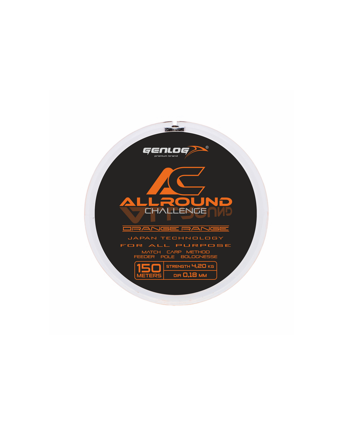 Żyłka Genlog Allround Orange Range 150m 0.16mm Żyłka Genlog Allround Orange Range 150m 0.16mm
