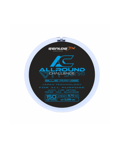 Żyłka Genlog Allround Blue Range 150m 0.16mm Żyłka Genlog Allround Blue Range 150m 0.16mm