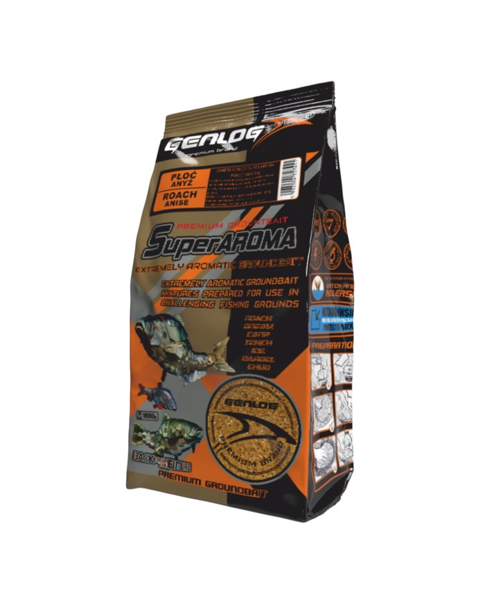 Zanęta GENLOG Super Aroma 1 kg - Marcepan Zanęta GENLOG Super Aroma 1 kg - Marcepan