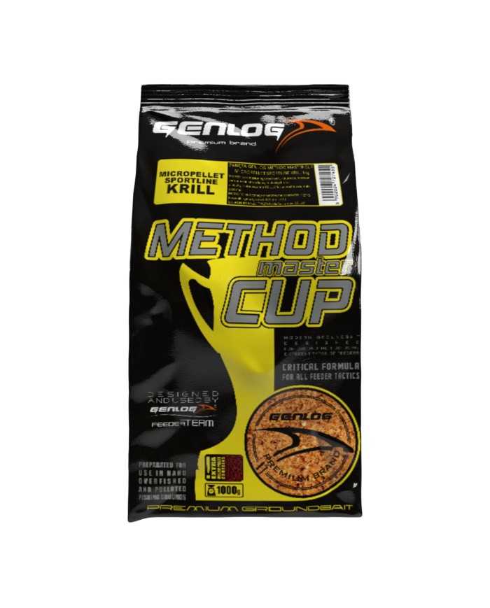 Zanęta GENLOG Method Master Cup 1 kg - Wanilia-Truskawka Zanęta GENLOG Method Master Cup 1 kg - Wanilia-Truskawka