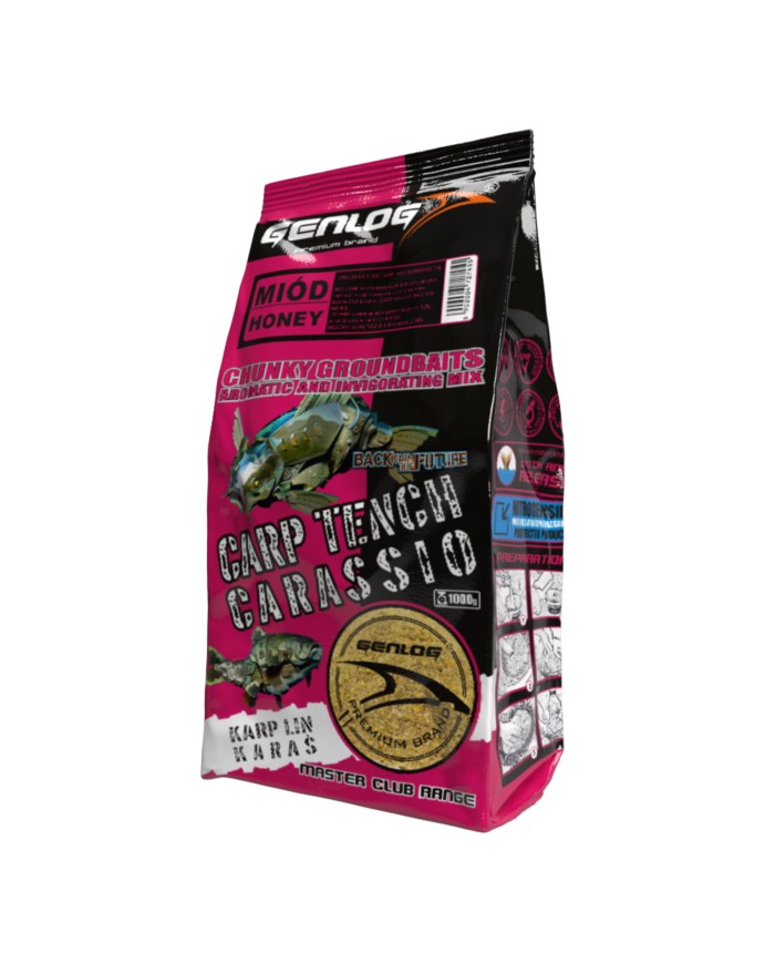 Zanęta GENLOG Carp Tench Carassio 1 kg - Truskawka-Wanilia Zanęta GENLOG Carp Tench Carassio 1 kg - Truskawka-Wanilia