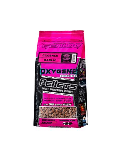 Pellet Genlog Oxygene 8mm 800g - Czosnek Pellet Genlog Oxygene 8mm 800g - Czosnek