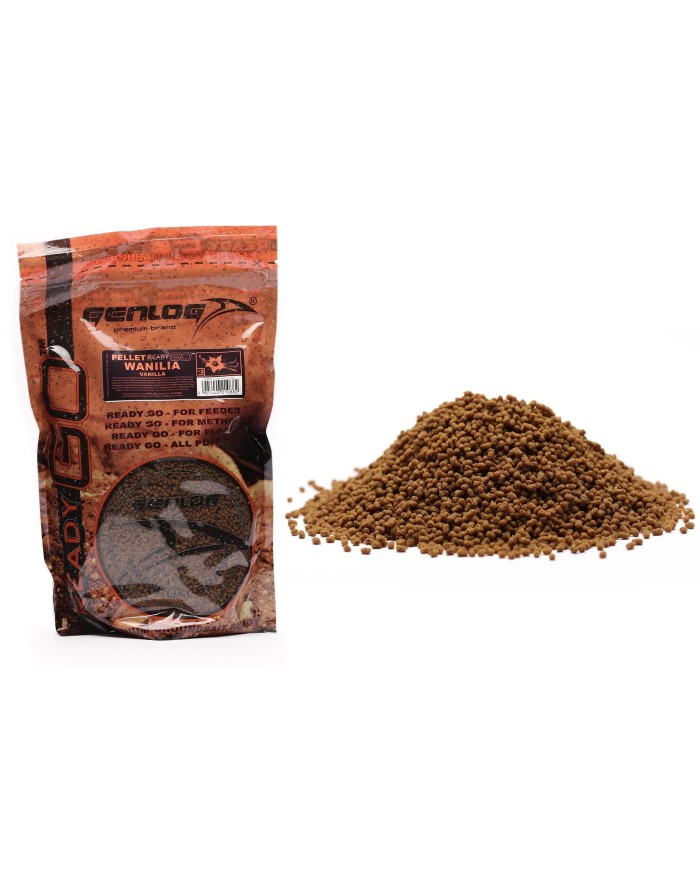 Pellet 2 mm Genlog Ready Go 0,7 kg - Truskawka Pellet 2 mm Genlog Ready Go 0,7 kg - Truskawka