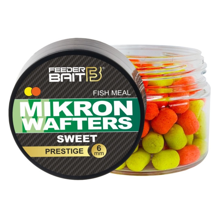 Mikron Wafters FEEDER BAIT 4/6mm - Sweet 25ml - pomarańczowo-żółte