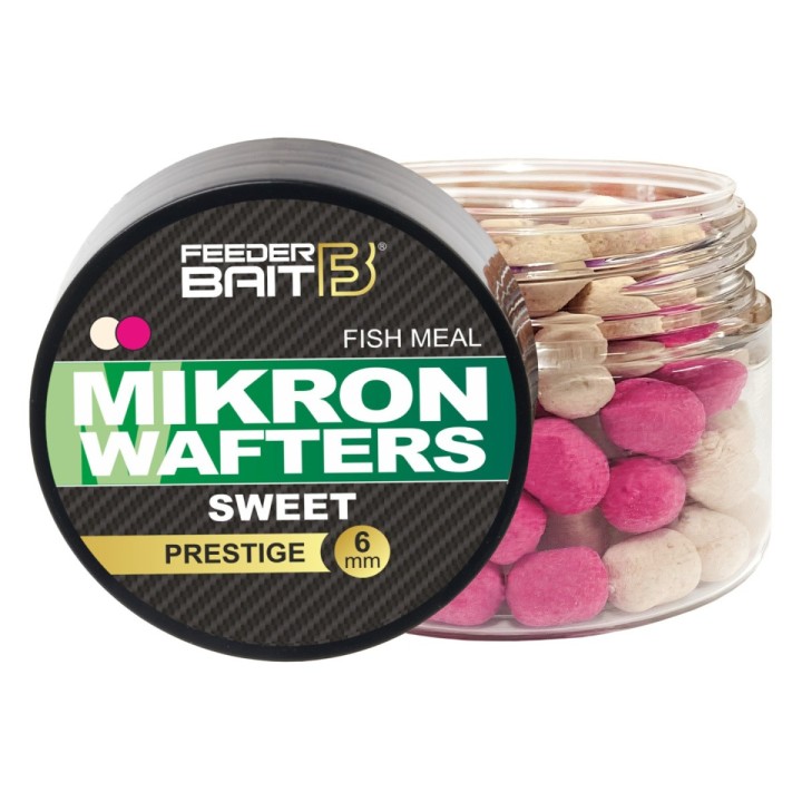 Mikron Wafters FEEDER BAIT 4/6mm - Sweet 25ml - różowo-białe