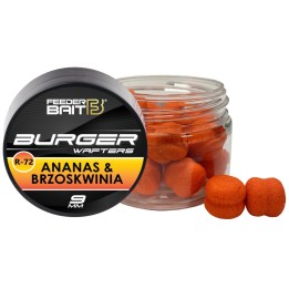 Burger Wafters FEEDER BAIT R-72 Ananas & Brzoskwinia 9mm