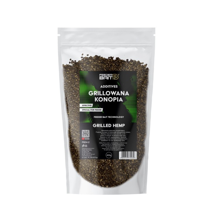 Dodatek do zanęt FEEDER BAIT 400g - Grillowana Konopia
