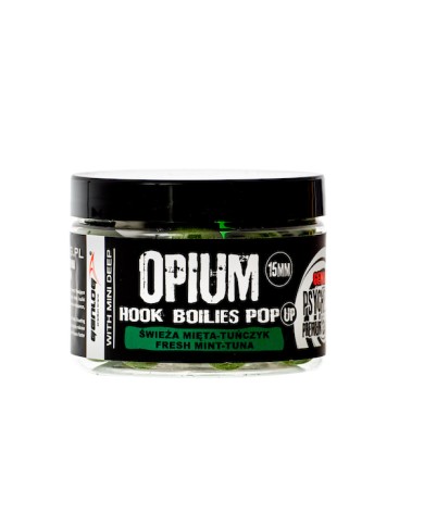 Kulki Pop-Up Genlog Opium 15mm - Świeża Mięta Tuńczyk Kulki Pop-Up Genlog Opium 15mm - Świeża Mięta Tuńczyk