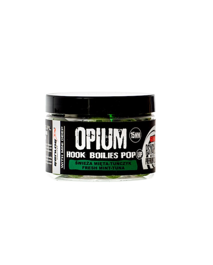 Kulki Pop-Up Genlog Opium 15mm - Świeża Mięta Tuńczyk