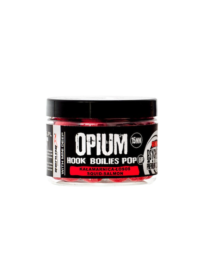 Kulki Pop-Up Genlog Opium 15mm - Kałamarnica Łosoś Kulki Pop-Up Genlog Opium 15mm - Kałamarnica Łosoś