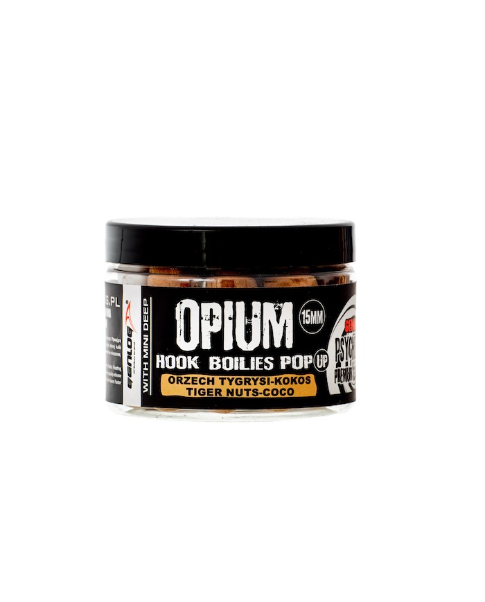 Kulki Pop-Up Genlog Opium 15mm - Orzech Tygrysi Kokos Kulki Pop-Up Genlog Opium 15mm - Orzech Tygrysi Kokos