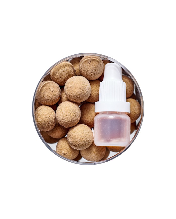 Kulki Pop-Up Genlog Opium 15mm - Orzech Tygrysi Kokos Kulki Pop-Up Genlog Opium 15mm - Orzech Tygrysi Kokos