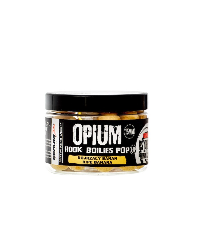 Kulki Pop-Up Genlog Opium 15mm - Dojrzały Banan Kulki Pop-Up Genlog Opium 15mm - Dojrzały Banan