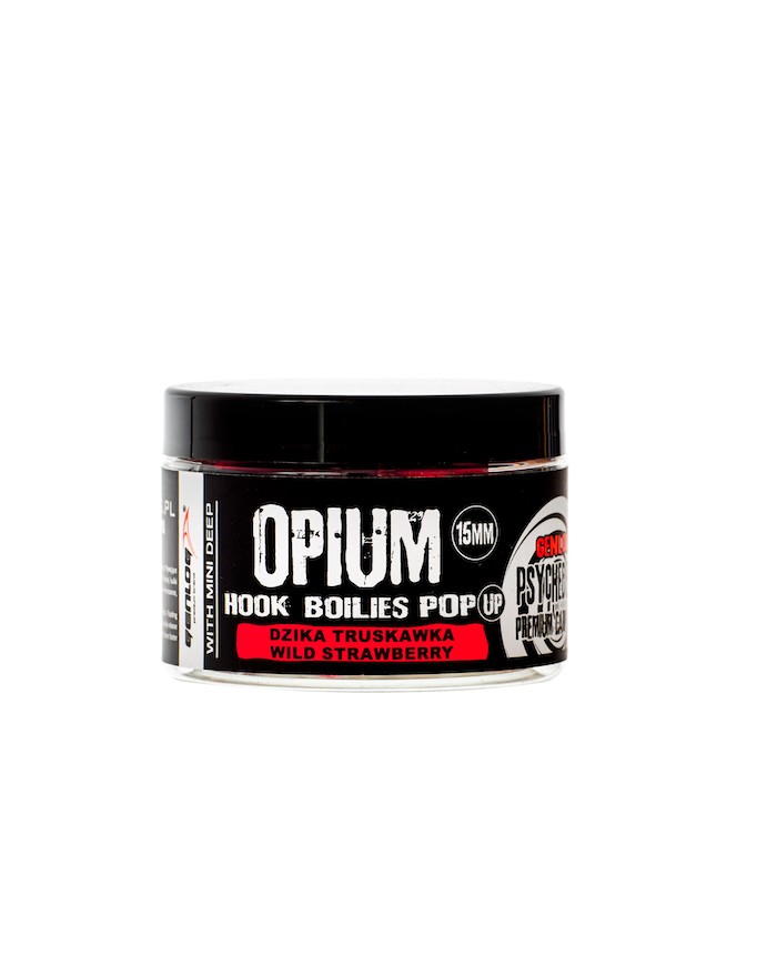 Kulki Pop-Up Genlog Opium 15mm - Dzika Truskawka Kulki Pop-Up Genlog Opium 15mm - Dzika Truskawka