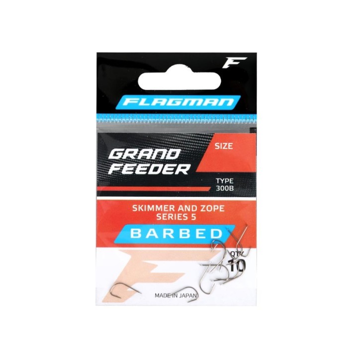 Haczyki FLAGMAN Grand Feeder Skimmer and Zope Series 5 - roz. 18