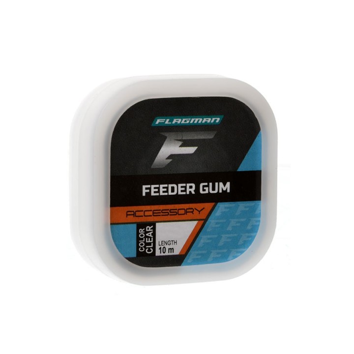 Amortyzator FLAGMAN Feeder Gum Clear 0.8mm 10m